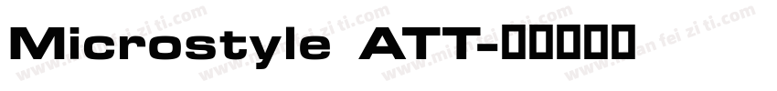Microstyle ATT字体转换